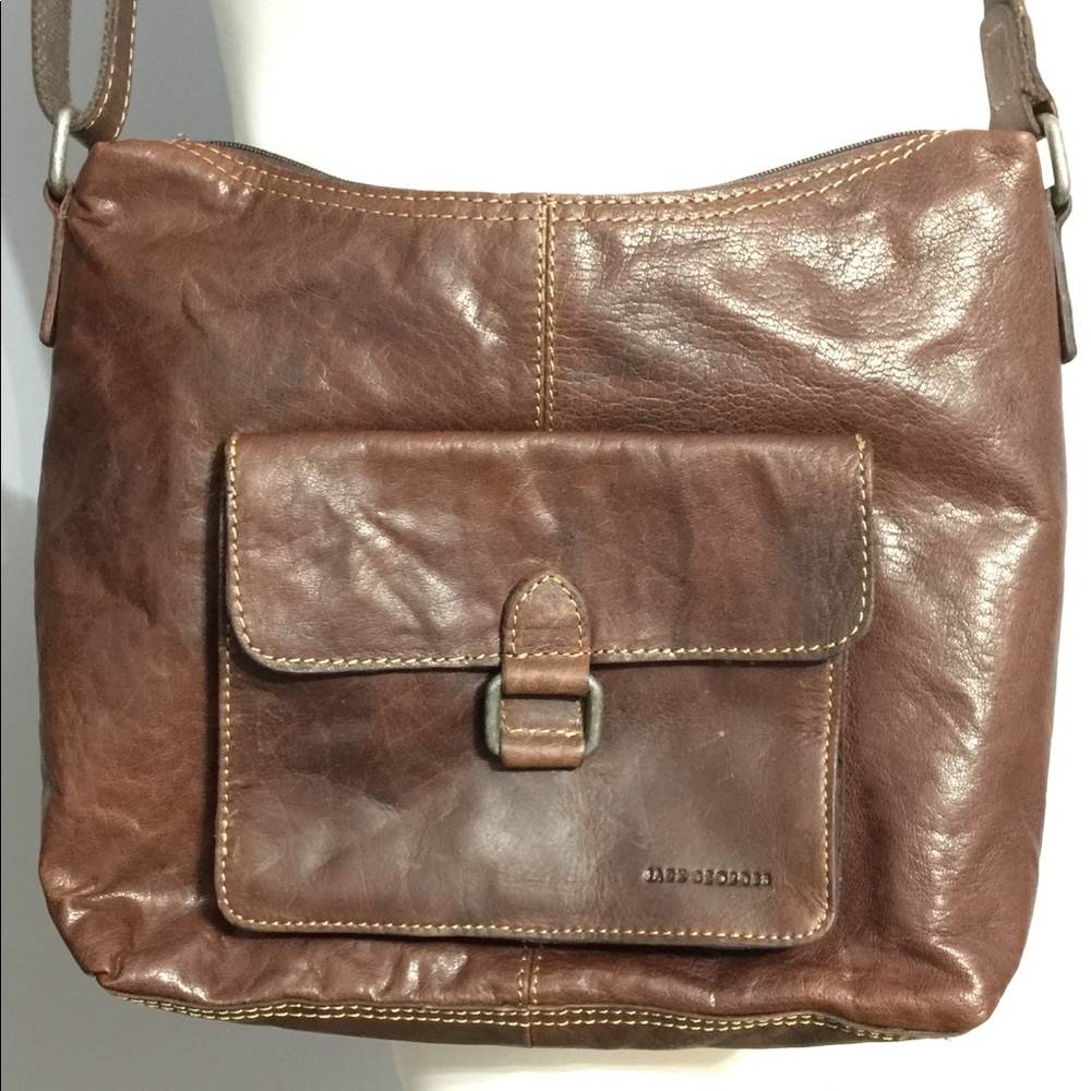 🖤Vintage Leather Jack George’s Handbag